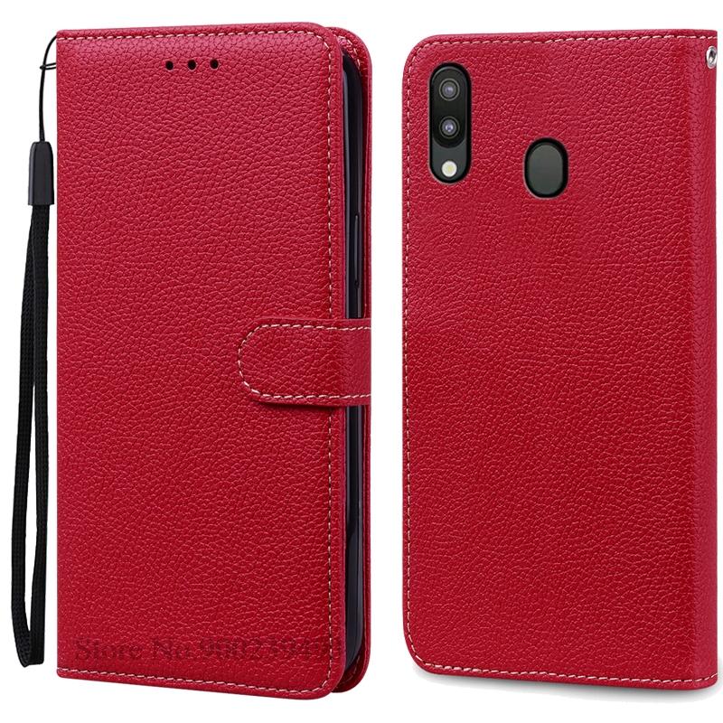 For Samsung Galaxy M20 Case SM-M205F SM-M205FN SM-M205G SM-M205M SM-M205N For Samsung M20 M 20 Flip Leather Wallet Phone Cases