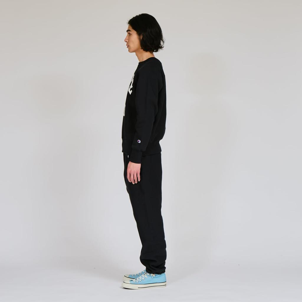 Champion Reverse Crew Neck Long Cotton Brushed Graphic Weave® Sweatshirt, Sleeve, 11.5oz USA, Back, Print, C3-C026-090-XL