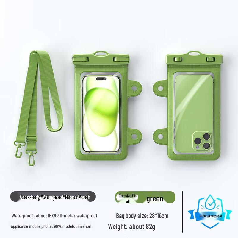 IPX8 Waterproof Crossbody Phone Pouch (2-Pack)