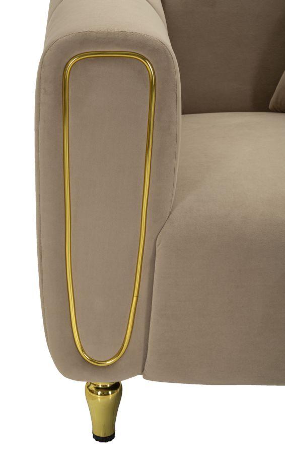 Armchair Alma Grey With Cushion Cm 97X81X71