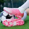 Men Lightweight Anti Slip Fashionable Sports Kids Football Shoes Adult Pro Outdoor Training Football Comfortable Shoes