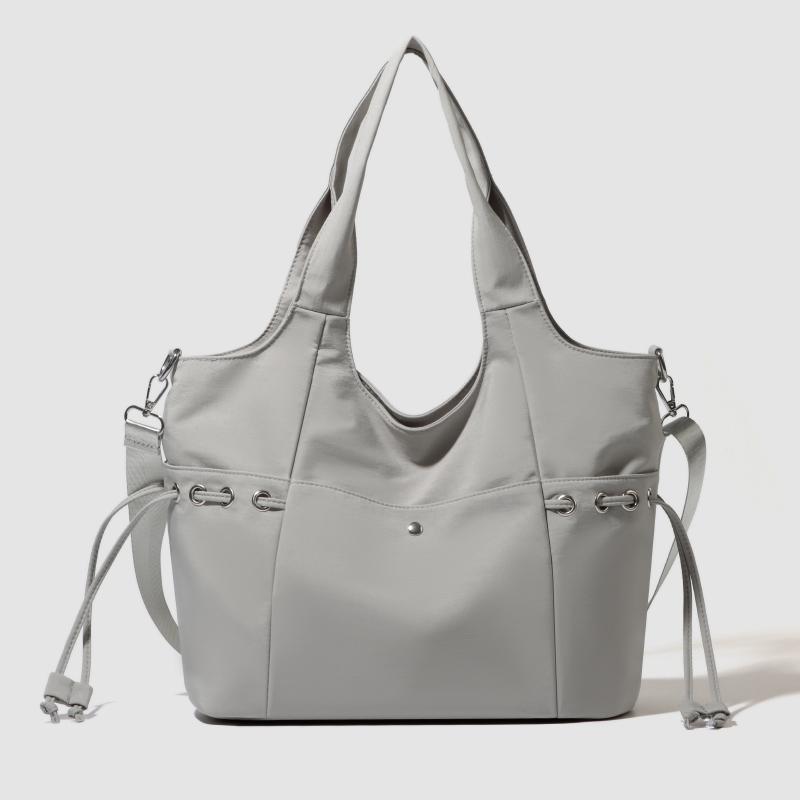 

Женская сумка-тоут большой вместимости, водоотталкивающая сумка через плечо из ткани Оксфорд, ручная сумка кроссбоди серый