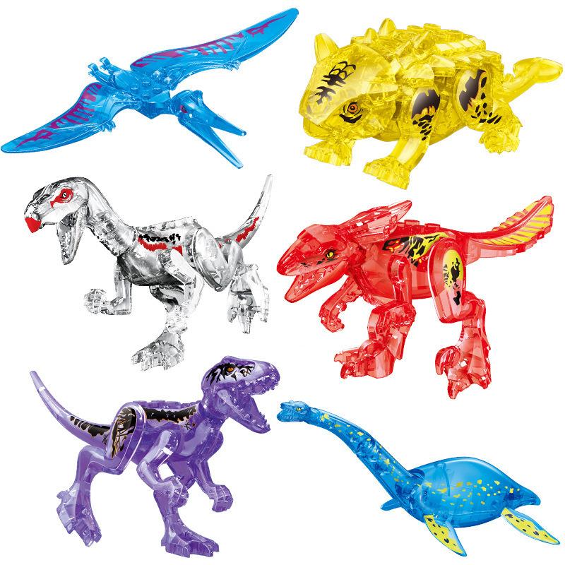 Lumea Dinozaurilor Jurasici Raptor Brutal T-Rex Triceratops Indominus Rex Model Blocuri de Construcție Dino Velociraptor Figurină Cărămizi Jucării