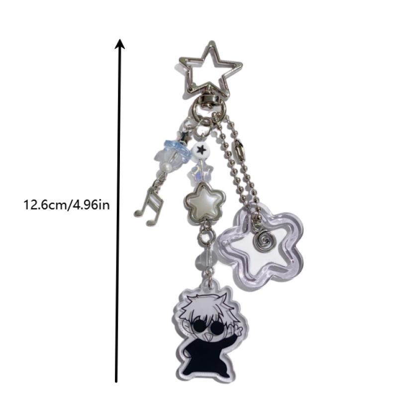Y2K Gojo Geto Anime Peripheral Phone Chain Camera Ornament Bag Pendant Charm Accessory Keyring