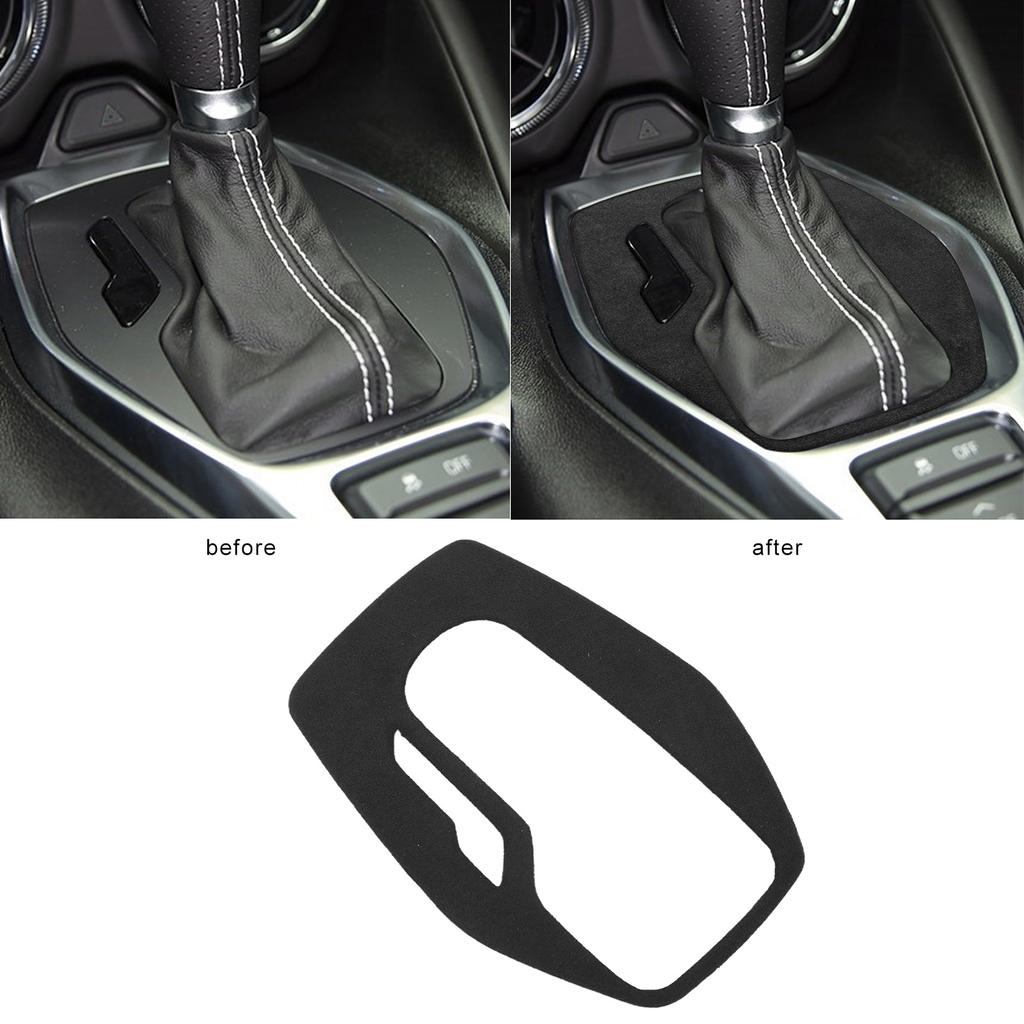 Central Control Gear Shift Panel Cover Trim Replacement for Chevrolet Camaro 2016‑2021Black