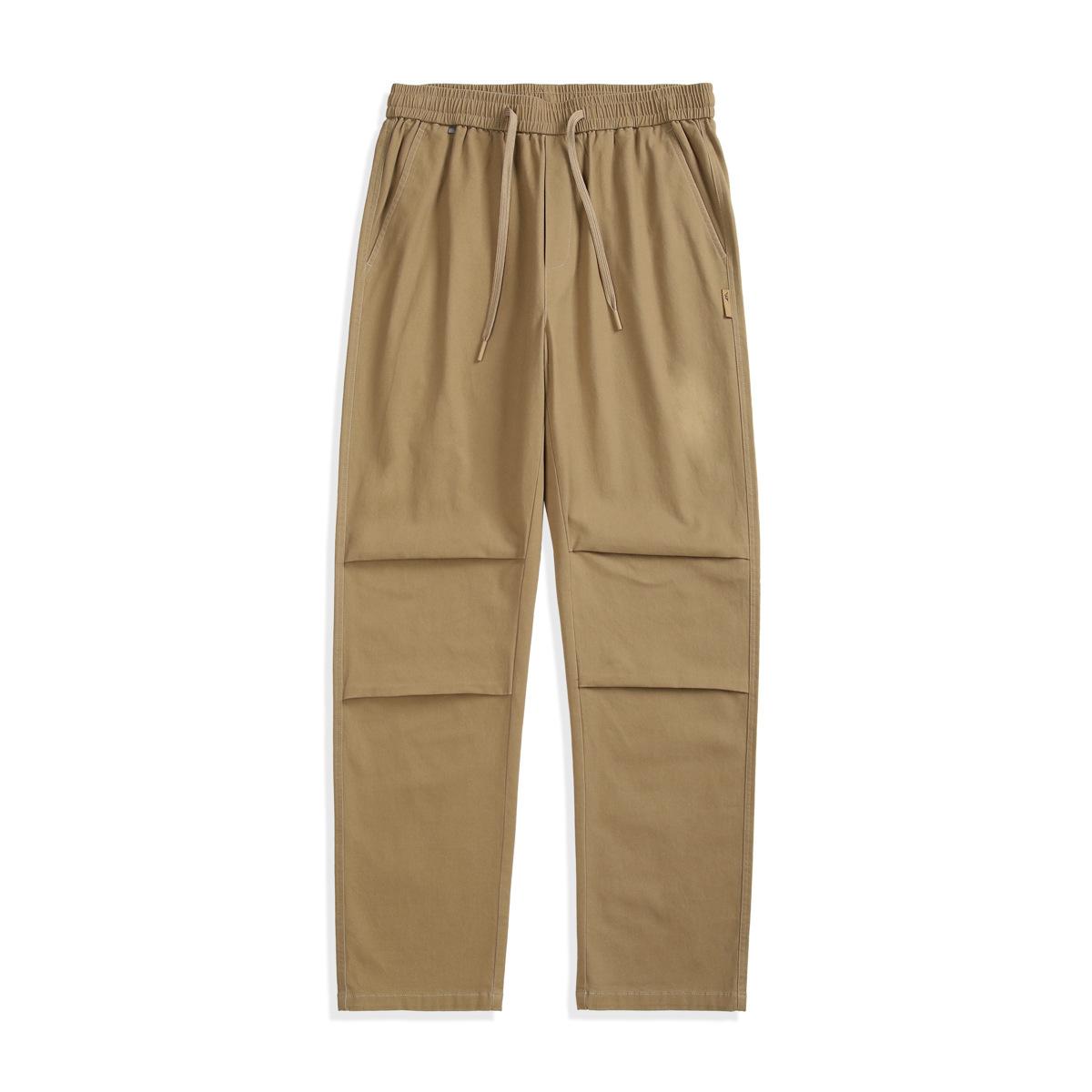 

Весенне-осенние мужские хлопковые выстиранные комбинезоны, повседневные брюки, американский ретро, простой джокер, досуг, для улицы. M