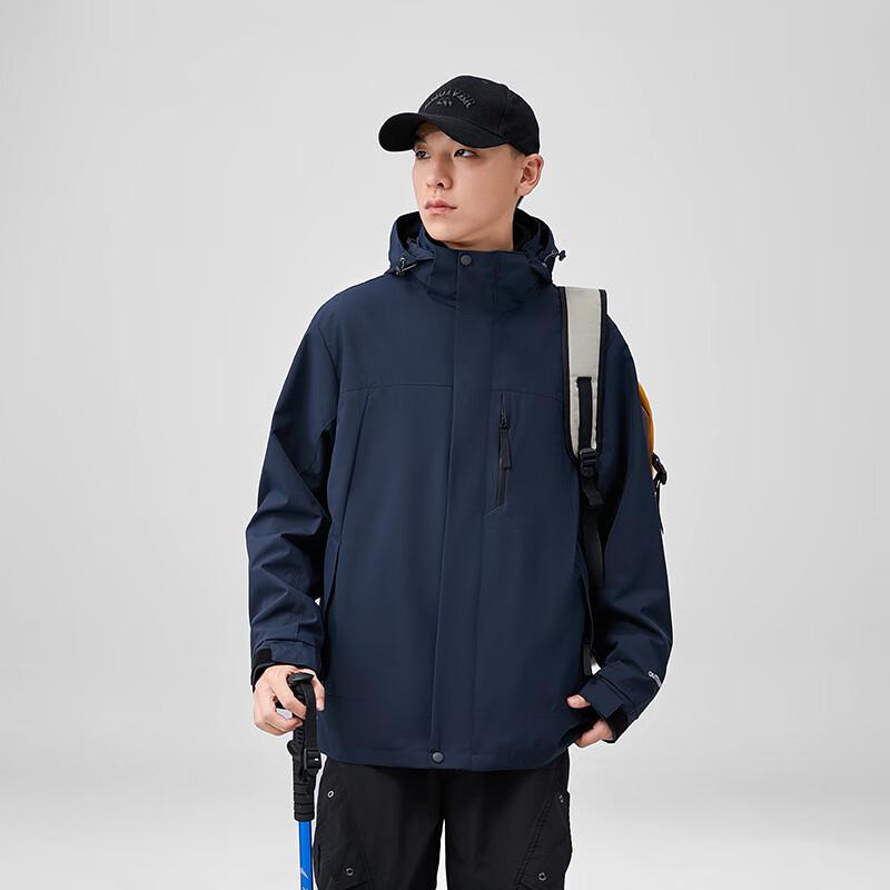 OLOMM Men s 3-in-1 Detachable Outdoor Windbreaker M-6XL