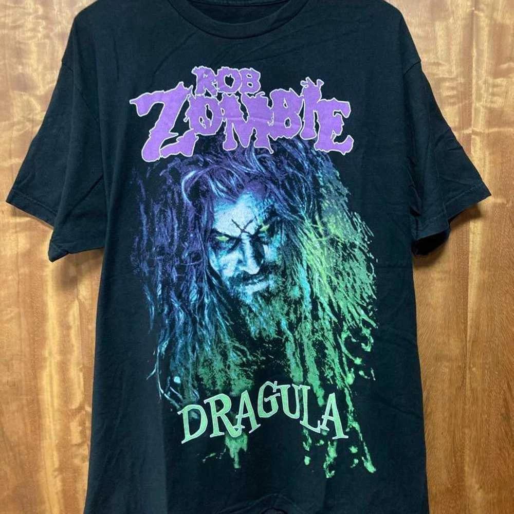 Rob Zombie DRAGULA Vintage T-Shirt White Zombie Horror Metal Graphic Tee S-5XL S