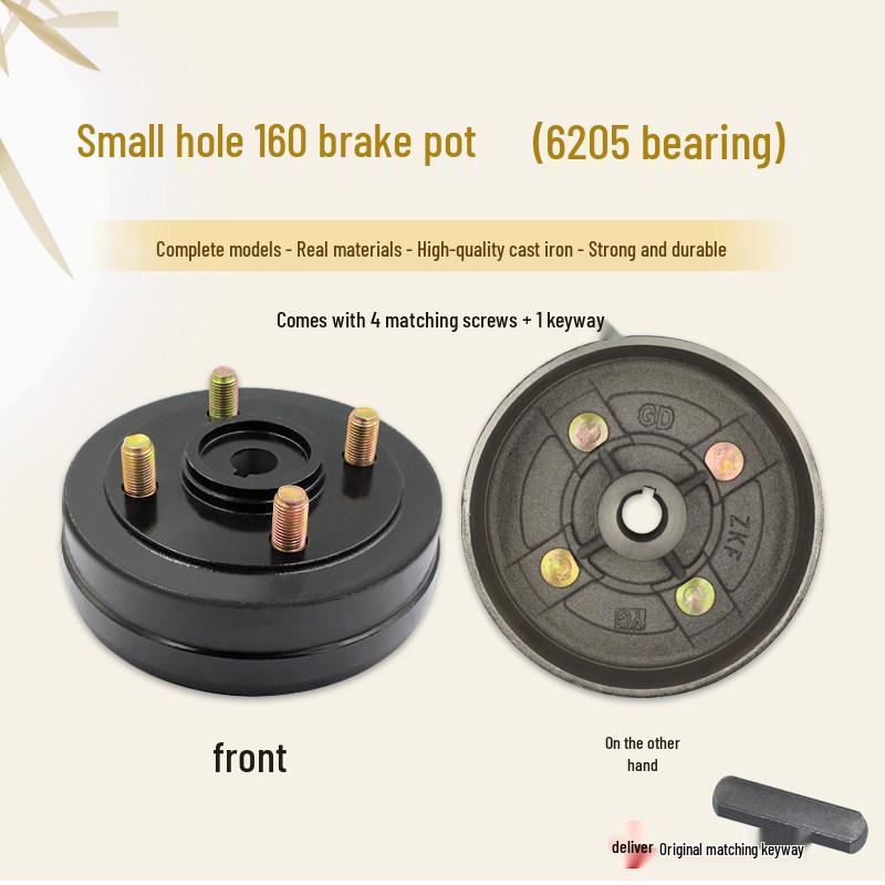 Electric Tricycle Rear Axle Cast Iron Disc Brake Hub (130/160/180 Mm)