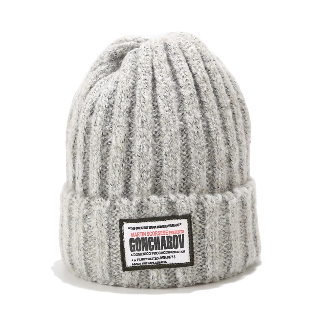 

Модная шерстяная шапка женская зимняя вязаная шапка с воротником толстая теплая однотонная шапка с наушниками M