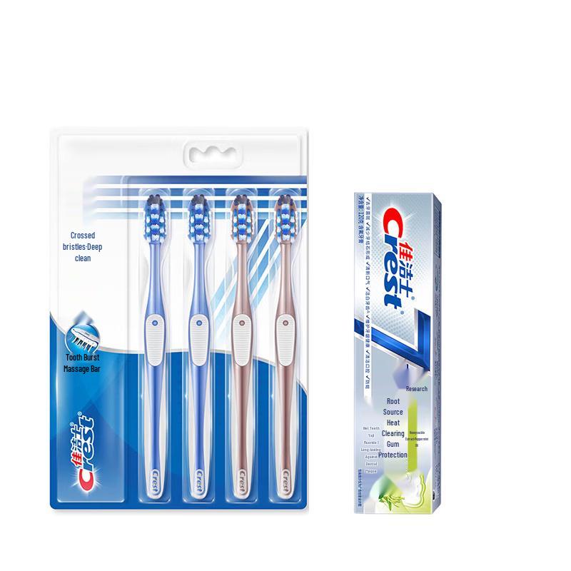 Crest 7-Effect Toothbrush & Gum Protection Toothpaste Set