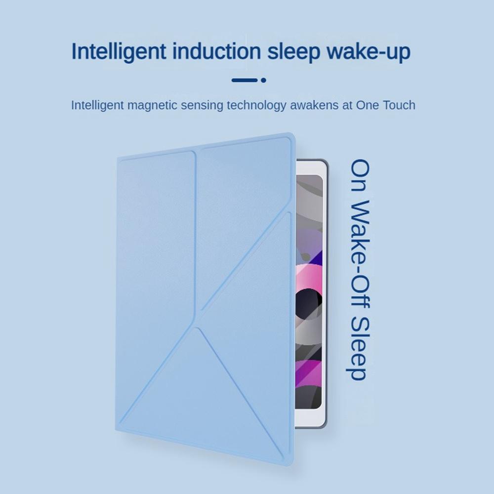 Tablet Case For iPad 10.2 (2021)/(2020)/(2019) Folding Stand Shockproof Leather Cover with Pencil Holder