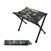 MOON LENCE Outdoor Folding Chair 620g Lightweight Aluminum Alloy 100kg Load Capacity Camouflage with Storage Bag