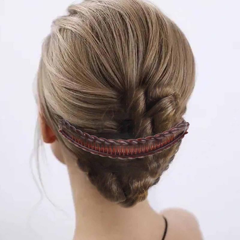 Hair Clips Vintage Combs Tool for Thick Curly Hair Accessories Fishtail Hair Clip Banana Clip Set for Women Hair Styling Tools