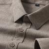 Camicia da Uomo, Camicia Calda in Lana, Manica Lunga, Camicia da Pendolare per Mezza Età, Primavera e Autunno, Business Casual