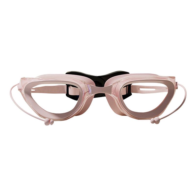 Unisex Silicone Waterproof HD Swim Goggles Set for Competitive Swimming