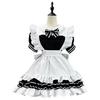 Plus Size Black & White Classic Maid Outfit - European American Japanese Cosplay Costume for Women