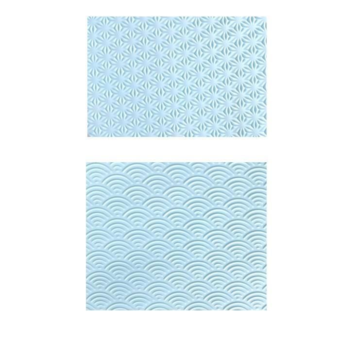 Plaque de texture pour pâte polymère - Japon