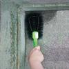 Azuma Brush, Large Corner Cleaning Hard Brush, 9cm Wide X 25cm Long, Scrubs Away Stubborn Mud, AZ655