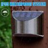 Fence Solar Lights Garden Outdoor Led Lamp Body Sensing Wall Waterproof Light
