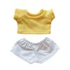 Handmade For Labubu T-shirt Set For 17CM Labubu Clothing Set Mini Doll Clothes  Joint Doll