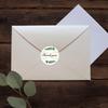 50-500Pcs High-Quality Green High-Quality Leaves High-Quality Thank High-Quality You High-Quality Stickers 1Inch High-Quality Sealing High-Quality
