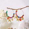 Tassel Starfish Dangle Earrings Bead Drop Earrings Fashion Jewelry Irregular Earrings  Party