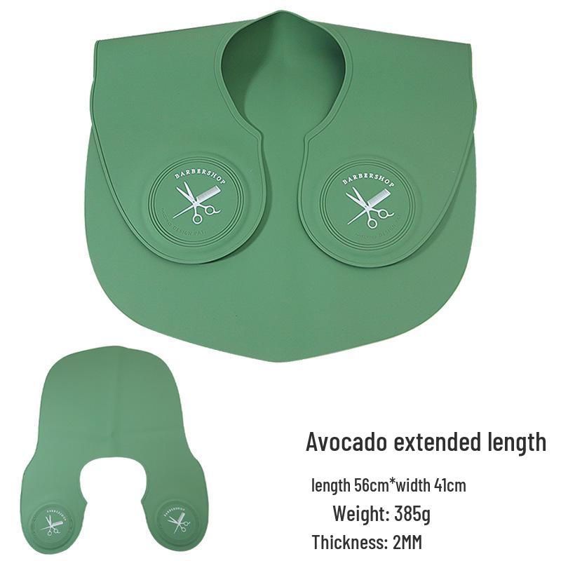 Silicone Haircutting Cape - Non-Stick, Anti-Hair Fragment, Neck Cover for Dyeing, Perming, Salon & Hairdressing