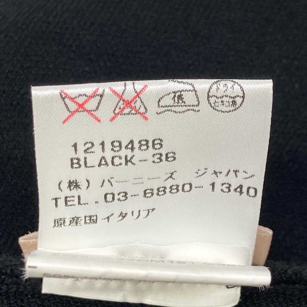 ALAIA Black rayon blend cropped cardigan tops 36 blackUsed