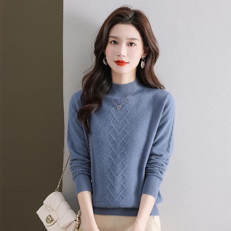 Women's Half-High Collar Slimming Base Sweater
