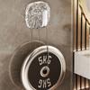 4 pcs Transparent Bathroom Hooks Self Adhesive Towel Rack Coat Hanger  Door Organizer
