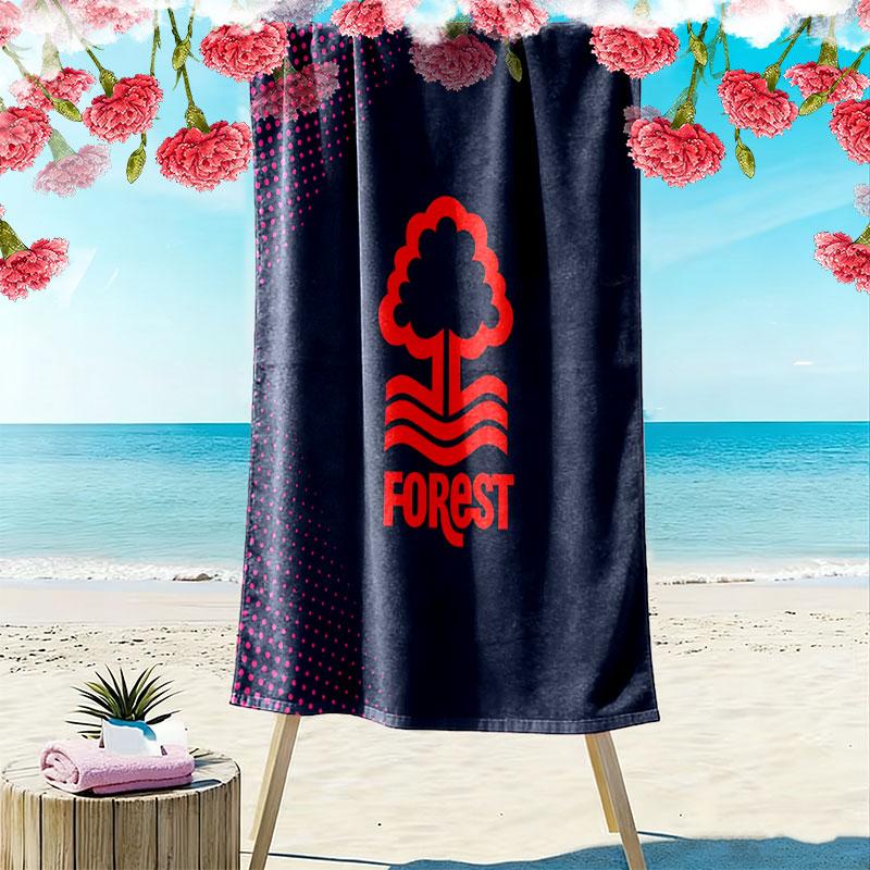 Nottingham Forest F.C Beach Towel, Large Soft Quick Dry Towel for Beach Camping Swimming