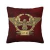 Individuelle Goldene Römische Kaiseradler Kissenbezüge Militärische Rom Spqr Samt Luxus Überwurf Kissenhülle