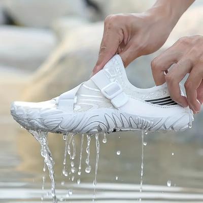 Women's Sporty Water Shoes Casual Breathable Lightweight Quick Drying Non Slip Barefoot Aqua Beach Wading Shoes Summer Surfing Swimming Fishing Diving