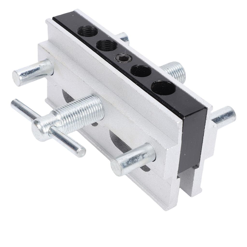 Self Centering Dowel Jig Kit Drill Guide Jig Block for Straight Holes with Bushings Woodworking Adjustable Width