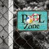 Vintage Metal Wall Art Sign  Pool Zone Design with Lifbuoy  Beach Ball Distressed Turquoise Iron Plaque  Rustic IndoorOutd