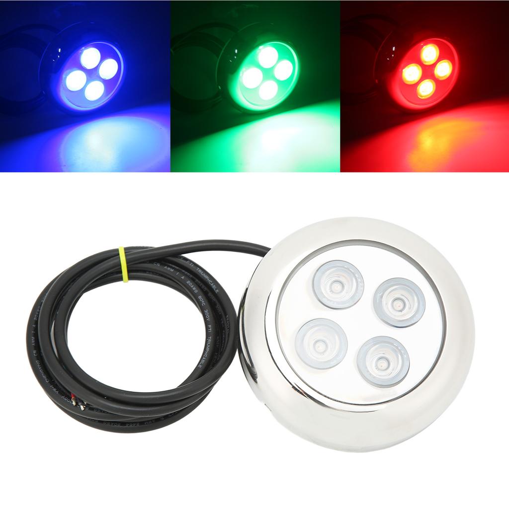 Marine Underwater Light 60 degrees  Angle IP68 Waterproof Seawater Interior Dome Lighting Swimming Pool Lamp