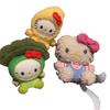 Hellokitty Shrimp Plush Toy Backpack Pendant Cute And Fluffy Kitty Design