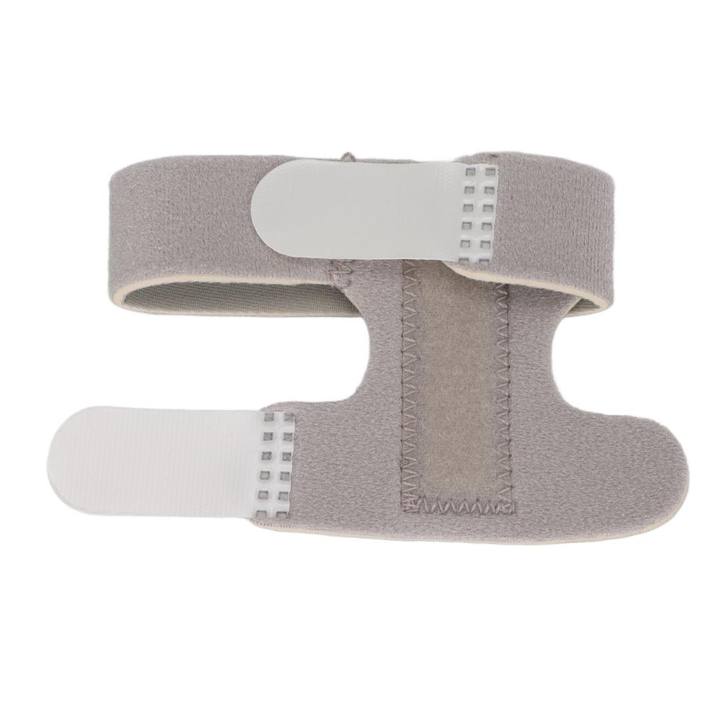 Toe Brace Portable Breathable Adjustable Hook and Loop Fixation Toe Brace Gray