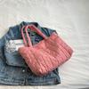 Damen Polyester Große Kapazität Schultertasche Koreanischer Stil Lässig Crossbody Tragetasche Mode Pendler Handtasche