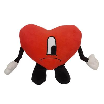 Un Verano Sin Ti Peluche Cuore Carino Peluche Bad Bunny Morbido Imbottito Bambole Kawaii per Ragazze Ragazzi Regali di Natale Compleanno
