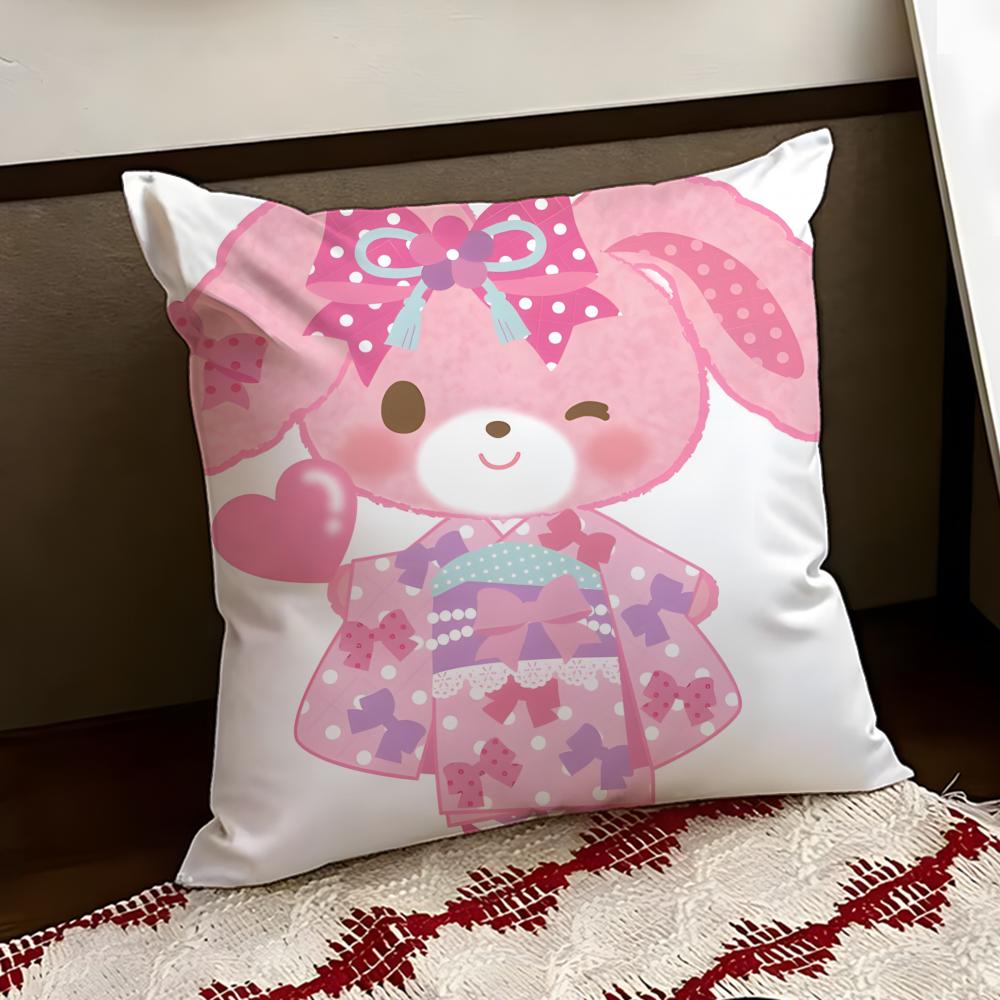 Cartoon BBONBONRIBBON Cushion Cover Reversible Soft Durable Pillow Cover Home  Car MultiScene Use for Daily Comfort
