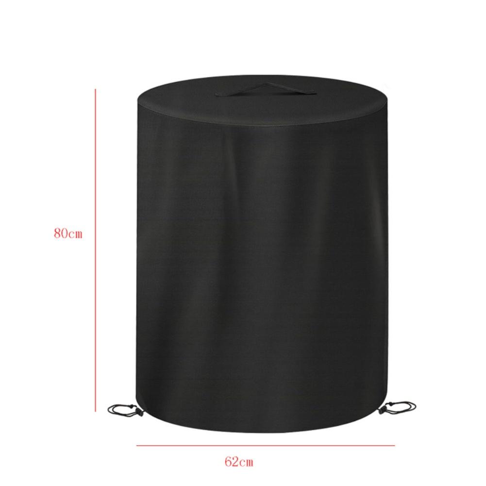 Copertura Rotonda per Riscaldatore con Coulisse per Colonne da Fuoco a Propano Impermeabile e Resistente alle Intemperie Protezione da Esterno