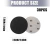 Pack of 30 Wet Dry Polishing Sandpaper Discs Abrasive Sheets Carbon Silicon Materials for Automotive Metal Woodworking