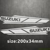 AAGJ1 Decalcomania in Vinile Adesivo Logo Suzuki Adesivi Moto Kit Riflettente per Casco