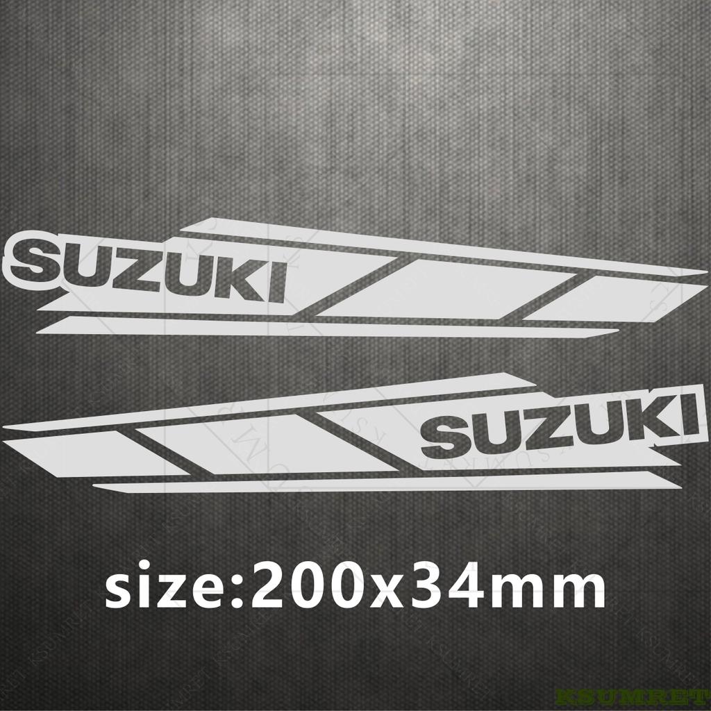 AAGJ1 Decalcomania in Vinile Adesivo Logo Suzuki Adesivi Moto Kit Riflettente per Casco