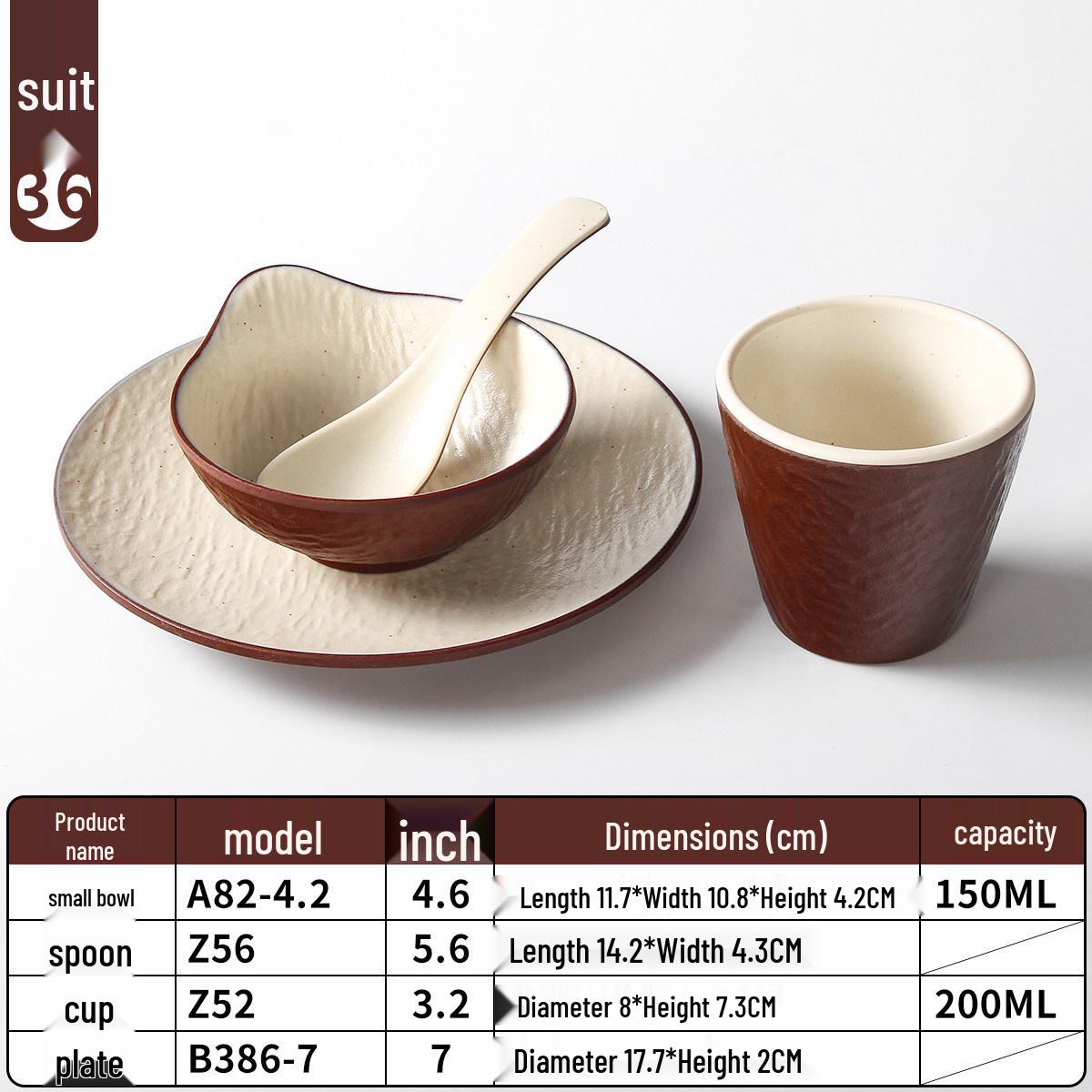 Xiangyuanmei Melamine Tableware 4-Piece Set: Creative Bowls and Plates for Buffet, Hot Pot, and Restaurant Dining