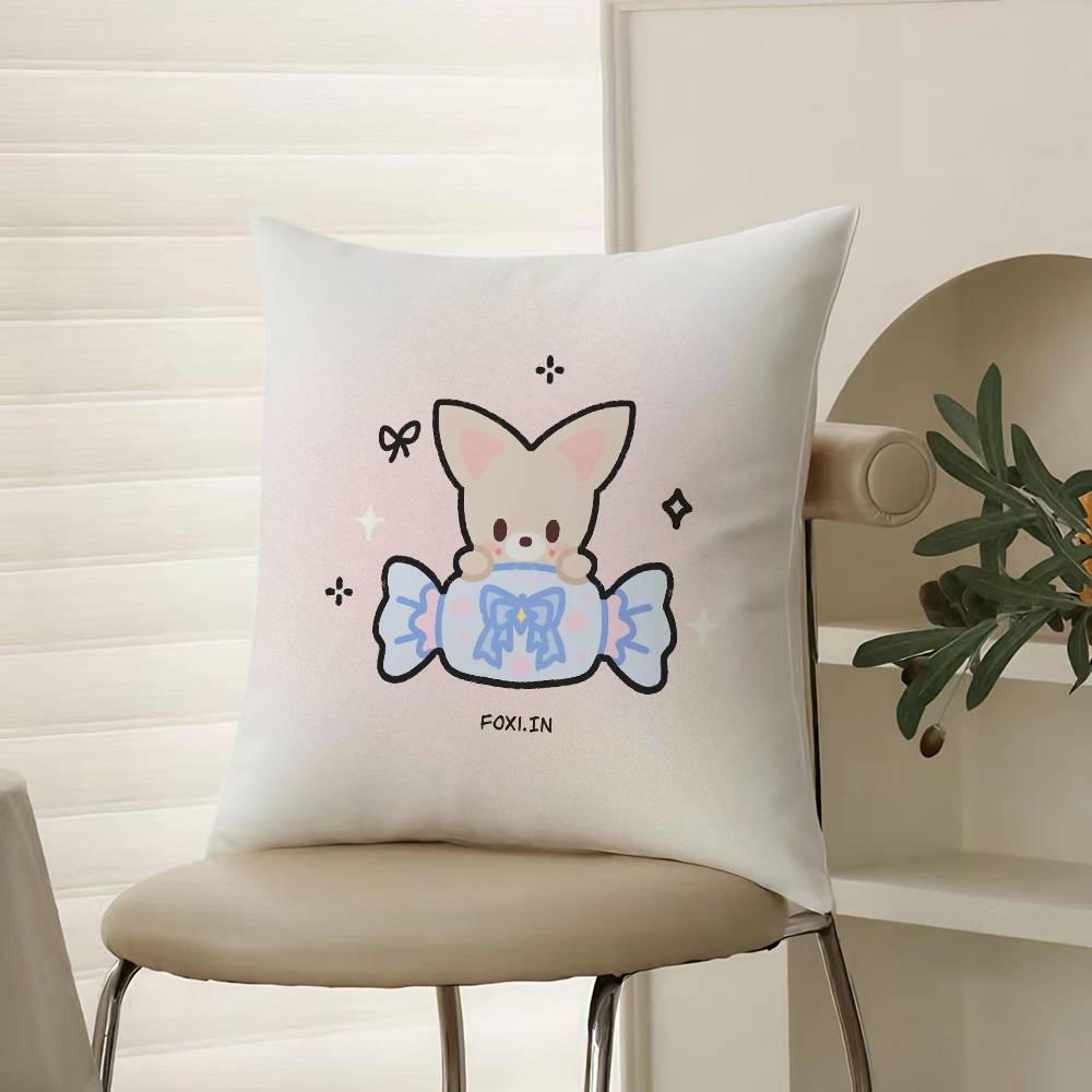 

Милая конфета, одетая как животное, наволочка, комфорт, диван-кровать, шелковистая элегантная, невидимая молния, декоративная наволочка 12x12Inch