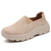 Casual Women's Shoes Slip-on Lazy Shoes Thick-soled Wedge Soft Comfortable Women's Platform Loafers Breathable Outdoor Walking