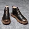 Man Elevator Shoes Men  Ankel Boots Height Increase Insole  6cm  Outdoor Plus Size 38-44
